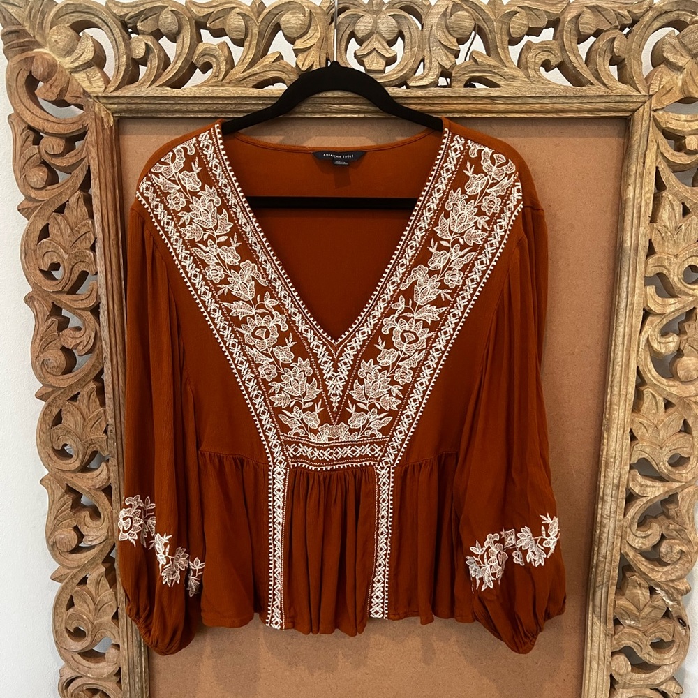 American eagle boho hippie top